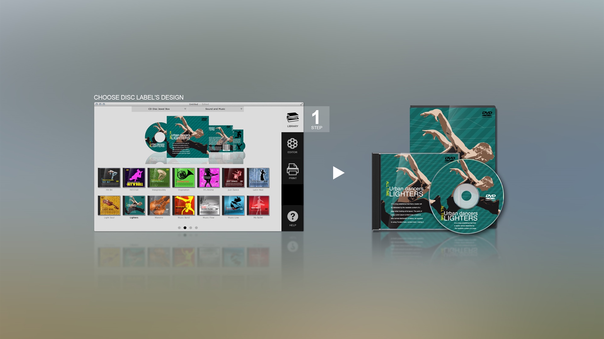 Revolver CD Cover - 3 steps