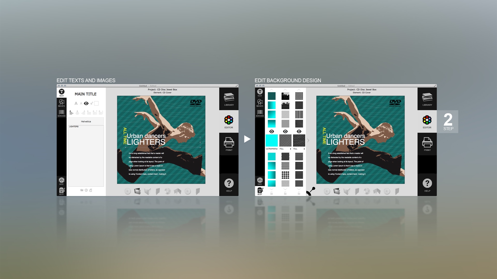 Revolver CD Cover - template design